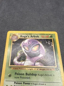 Pokemon TCG Koga's Arbok 25/132 Gym Challenge Set Rare - Image 5