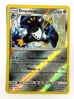 Pokemon TCG Empoleon 81/131 Reverse Holo Sm: Forbidden Light - Image 1