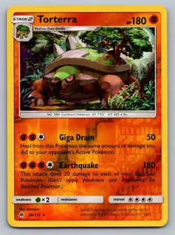 Pokemon TCG SM - Forbidden Light Torterra 58/131 - Image 1