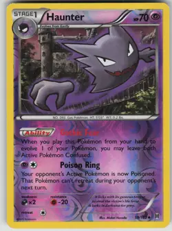 Pokemon TCG Haunter Uncommon Reverse Holo XY - BREAKthrough 59/162 - Image 1