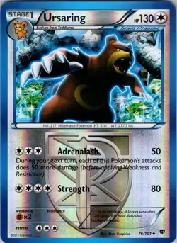 Ursaring (Team Plasma) 76/101 Plasma Blast Pokemon TCG LP-NM - Image 1