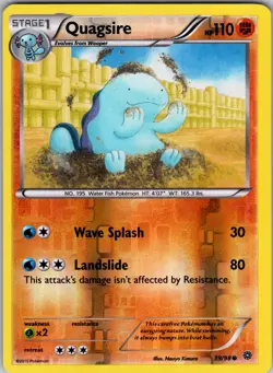 Quagsire 39/98 XY - Ancient Origins Pokemon TCG LP - Image 1