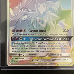 Pokemon TCG Solgaleo & Lunala Tag Team GX Cosmic Eclipse 254/236 Holo Secret - Image 2