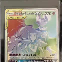 Pokemon TCG Solgaleo & Lunala Tag Team GX Cosmic Eclipse 254/236 Holo Secret - Image 3