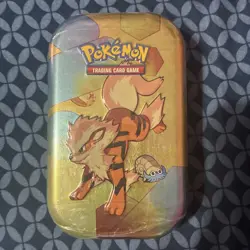 **SEALED** Pokemon TCG Scarlet & Violet 151 Arcanine & Omanyte Mini Tin - Image 1