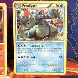 Pokemon TCG Typhlosion Meganium Feraligatr Cracked Ice Holo HeartGold SoulSilver - Image 2