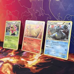 Pokemon TCG Typhlosion Meganium Feraligatr Cracked Ice Holo HeartGold SoulSilver - Image 4