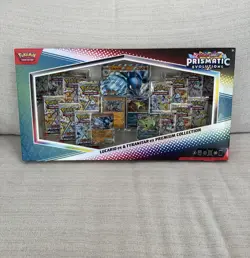Pokemon Prismatic Evolutions Lucario EX & Tyranitar EX Premium Collection Box - Image 1