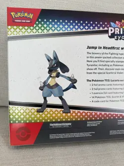 Pokemon Prismatic Evolutions Lucario EX & Tyranitar EX Premium Collection Box - Image 5