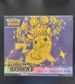 Pokemon TCG Surging Sparks Sealed Pokemon Center ETB - Image 1