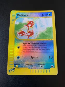 POKEMON MAGIKARP REVERSE HOLO FOIL 75/144 SKYRIDGE ENGLISH MP - Image 1