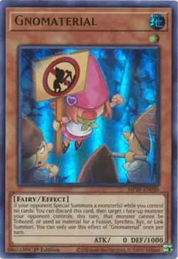 Near Mint, English Yu Gi Oh Gnomaterial - MP20-EN050 - Ultra Rare - 1st Edition - Image 1