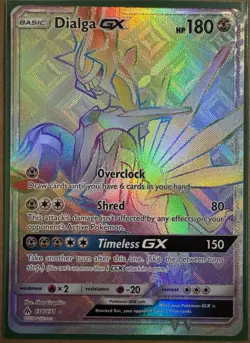 Pokemon Sun & Moon Era Articuno GX Dialga GX Rainbow Secret Rare NM 2 Card LOT ! - Image 4
