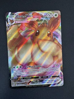 Pokemon TCG Eevee VMAX SWSH087 Shining Fates Promo Card (NM Condition) - Image 1