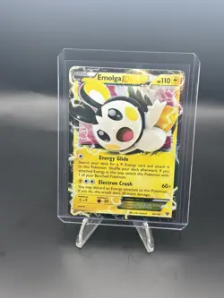 Emolga EX 46/146 Holo Ultra Rare - XY Base Set Pokemon Card - MP - Image 1