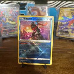 Pokemon TCG Radiant Greninja Sword & Shield Astral Radiance Holo Card 046/189 - Image 1