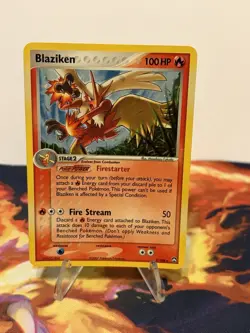 Blaziken (5/108) - EX Series: Power Keepers - Cosmos Holo Rare - LP Pokemon Card - Image 2