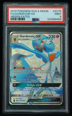 Gardevoir GX SV75 PSA 9 Hidden Fates Pokemon Card - Image 1
