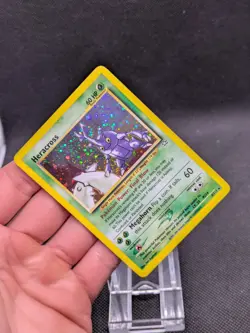 Pokemon Card Heracross 6/111 Neo Genesis Set Holo Rare WOTC EX/NM - Image 2
