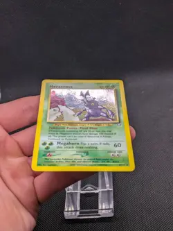 Pokemon Card Heracross 6/111 Neo Genesis Set Holo Rare WOTC EX/NM - Image 3
