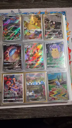 Pokemon Card Lot Binder V/VMAX IR Hits Ex 180 Cards NM Full Art - Image 1