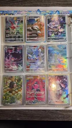 Pokemon Card Lot Binder V/VMAX IR Hits Ex 180 Cards NM Full Art - Image 4