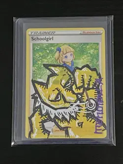 Pokemon Hypno Custom Painted Card By Mendiolla 1/1 - Image 1