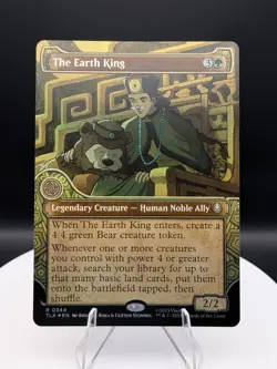 The Earth King (Borderless) FOIL: Avatar ATLA MTG (NM) - Image 1
