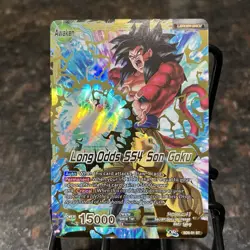 Long Odds SS4 Son Goku SD5-01 Leader Foil Dragon Ball Super Card Game | NM - Image 1