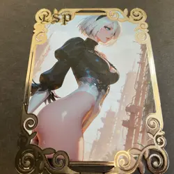 Goddess Story Gold METAL Card - Serial Number #183/200! 2B Anime *READ* - Image 4
