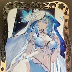 Goddess Story Gold METAL Card - Serial Number #076/100! Anime Bikini Girl - Image 3
