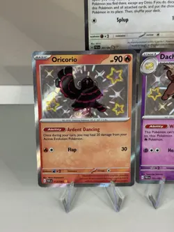 Pokemon TCG Paldean Fates 3 Card Baby Shiny Holo Lot NM-DITTO, Oricorio & More🔥 - Image 2
