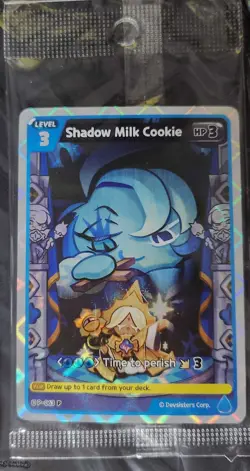 Cookie Run Braverse Shadow Milk Cookie Promo Card Sealed - Image 1