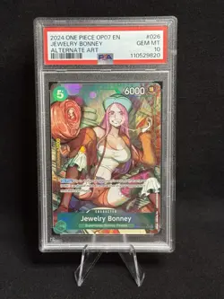 PSA 10 Jewelry Bonney OP07-026 Alt Art One Piece Card English - Image 1