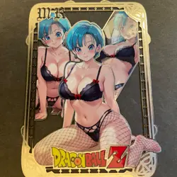 Goddess Story Gold METAL Card - Serial Number #133/200! Bulma Anime *READ* - Image 1