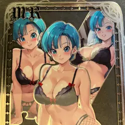 Goddess Story Gold METAL Card - Serial Number #133/200! Bulma Anime *READ* - Image 2