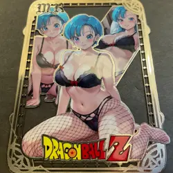 Goddess Story Gold METAL Card - Serial Number #133/200! Bulma Anime *READ* - Image 4