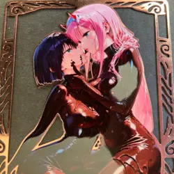 Goddess Story Gold METAL Card - Serial Number #026/100! Zero Two 2 *READ* - Image 2