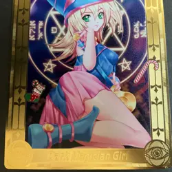 WES - Goddess Story Gold METAL Card - Serial Number #097/100! DMG Magician Girl - Image 3