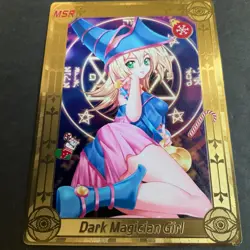 WES - Goddess Story Gold METAL Card - Serial Number #097/100! DMG Magician Girl - Image 4