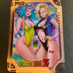 Goddess Story Gold METAL Card - Serial Number #075/200! Android 18 *READ* - Image 1