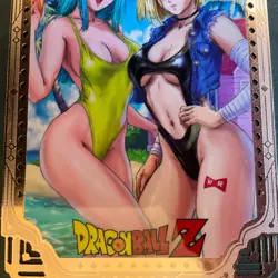 Goddess Story Gold METAL Card - Serial Number #075/200! Android 18 *READ* - Image 3