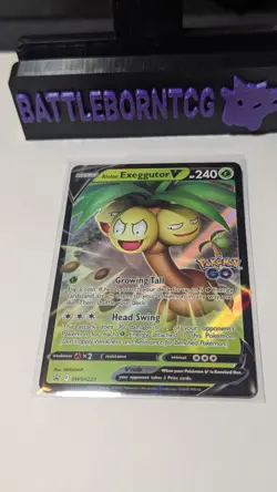 Alolan Exeggutor V SWSH225 SWSH: Sword & Shield Promo Cards Holo - Image 1