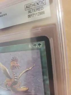 Cockatrice Alpha MTG Magic Green Rare Reserved List 1993 Vintage English NM Mint - Image 3