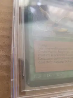 Cockatrice Alpha MTG Magic Green Rare Reserved List 1993 Vintage English NM Mint - Image 4