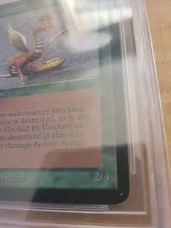 Cockatrice Alpha MTG Magic Green Rare Reserved List 1993 Vintage English NM Mint - Image 5