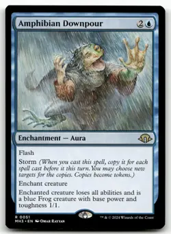 Amphibian Downpour #51 MTG Modern Horizons 3 NM X1 - Image 1
