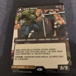 Eddie Brock Venom, Lethal Protector 0224 - Borderless MTG Marvel's Spider Man - Image 2