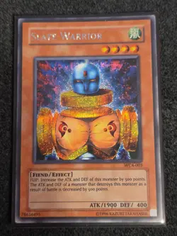 Lightly Played, English - 1 x MTG Slate Warrior - WC4-003 - Secret Rare - Limite - Image 1