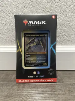Magic: The Gathering Starter Commander Deck - First Flight (White-Blue) | - Image 1
